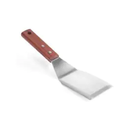 Tourne hamburger / couteau à saumon burger - inox - H 1,5 X 7,5 X 27 CM - Hendi - 855508