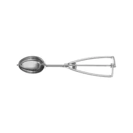 Cuillère à portion ovale stöckel - acier inoxydable - 4.3 X 6.2 CM - Hendi - 755273