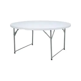 Table de buffet ronde pliante - PEHD - H 74 x 150 cm - Hendi - 810996