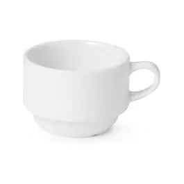 Tasse - 12 pièces - Delta - Porcelaine - 8 cm - Hendi - 799130