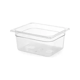 Récipient Gastronorm 1/2 - Polycarbonate - H 6,5 x 26,5 x 32,5 cm - Hendi - 861431