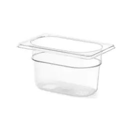 Récipient Gastronorm 1/9 - Polycarbonate - H 10 x 10,8 x 17,6 cm - Hendi - 861820