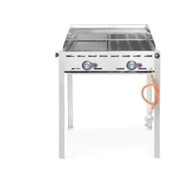 Feu vert avec 2 brûleurs - inox 180 - H 82,5 X 61,2 X 74 CM - Hendi - H149508