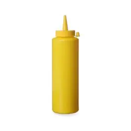 Bouteille à presser - H 18,5 x Ø5 CM - Jaune - Hendi - 558003