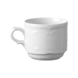 Tasse à expresso - 12 pièces - Flora - Porcelaine - 6,5 CM - Hendi - 787113