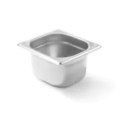 Bac gastronorme - 1/6 GN - 1,6 L - H 9,8 x 17,5 x 16 CM - Hendi - 806630