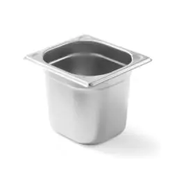 Bac gastronorme - 1/6 GN - 2,4 L - H 14,9 x 17,5 x 16 CM - Hendi - 806647
