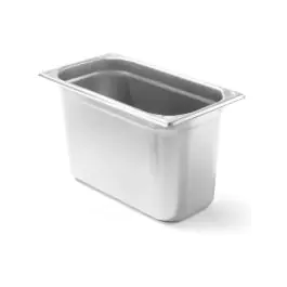 Bac gastronorme - 1/3 GN - 7,8 litres - H 19,8 x 32,4 x 17,6 CM - Hendi - 806456