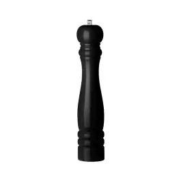 Moulin à poivre - Bois - Noir - H 31,5 x Ø 6 CM - Hendi - 469552