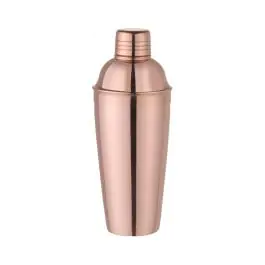 Shaker Cobbler - 3 pièces - Cuivre - H 24 x Ø 9 CM - Hendi - 596425