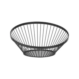 Corbeille à fruits - H 13 cm - Noir mat - Hendi - 427088
