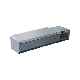 Vitrine Réfrigérée Design - Inox - 120 cm - Saro - 323-3138