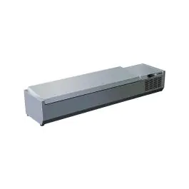 Vitrine Réfrigérée Design - Inox - 150 cm - Saro - 323-3142