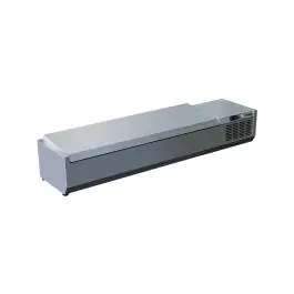 Vitrine Réfrigérée Design - Inox - 160 cm - Saro - 323-3144