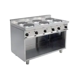 Cuisinière - Electrique - 6 Plaques - Saro - 423-1075
