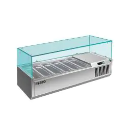 Vitrine supérieure réfrigérée - 140 cm - Saro - 323-1037