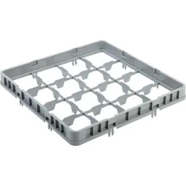 Bord supérieur - 16 verres - H 7,5 x L 50 x P 50 CM - Combisteel