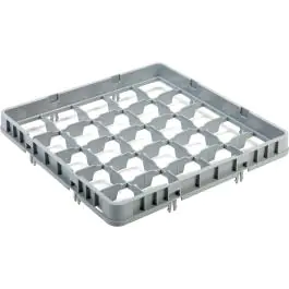 Bord supérieur - 25 verres - H 7,5 x L 50 x P 50 CM - Combisteel