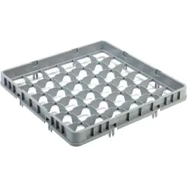 Bord supérieur - 36 verres - H 7,5 x L 50 x P 50 CM - Combisteel
