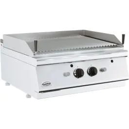 Gril en pierre de lave - Double - Gaz - Table - H 30 x L 80 x P 70 CM - Combisteel