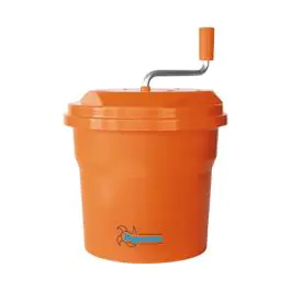 Essoreuse à salade - H 42 CM - 2.415 KG - Ø33 CM - Polypropylène - Orange - 10 Litre - Dynamique - 551005