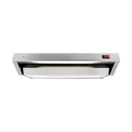 Hotte aspirante - H 17 x 89,8 x 51,8 CM - 18,29 KG - Ø12,5 CM - 220 - 240 V - 119 W - Inox - 552090