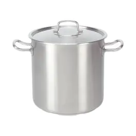 Cocotte Haute - H 24 CM - 2.1 KG - Ø24 CM - Inox 18/10 - 10 Litre - Standard - Pujadas - 720004