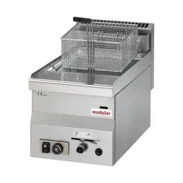 Friteuse - H 28 x 30 x 60 CM - 18,5 KG - Gaz Naturel - 6,8 CM - Inox - 8 Litres - Gaz - Modulaire - 316650