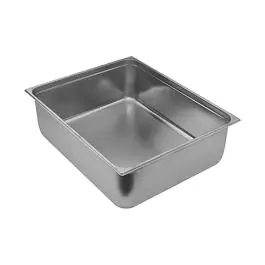 Bac gastronorme - 2/1 GN - 58 Litres - H 20 x 65 x 53 CM - Inox - Caterchef - 953211