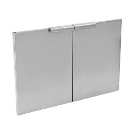 Ensemble de portes - H 40 x 60 x 2 CM - 3,6 KG - acier inoxydable - 316678
