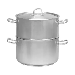 Cuiseur vapeur - H 17.5 CM - 5.11 KG - Ø28 CM - inox 18/10 - 10 Litres - Standard - Pujadas - 720220