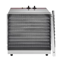 Four de Séchage Alimentaire - H 43.3 x 43.5 x 51.1 CM - 13.8 KG - 220 - 240 V - 1000 W - Inox - +30°C / +75°C - Caterchef