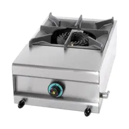 Cuisinière - H 25 x 39 x 60 CM - 13 KG - Gaz Naturel - 7,5 CM - Inox - Gaz - Mach - 321201