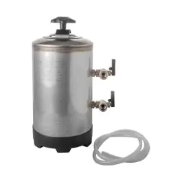 Adoucisseur d'eau - H 42 CM - 2,5 KG - Ø24 CM - Inox - 8 Litres - 340001