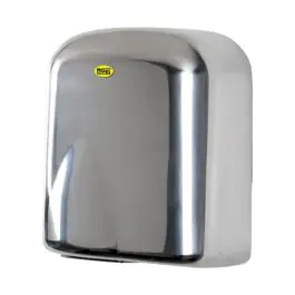 Sèche-mains - H 25,5 x 21,8 x 16 CM - 2,63 KG - 220 - 240 V - 1650 W - Inox - Mo-el - 505245