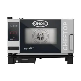 Cheftop Mindone - H 53.8 x 75 x 78.3 CM - 53.8 KG - 220 - 240 V - 3000 W - RVS - +30°C / +260°C - Unox - 596210