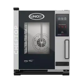 Cheftop Mindone - H 64.9 x 53.5 x 72 CM - 55.2 KG - 220 - 240 V - 3000 W - RVS - +30°C / +260°C - Unox - 596231