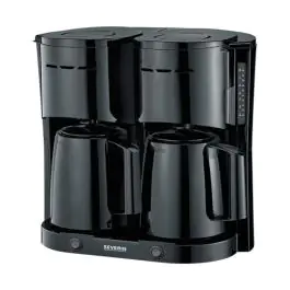 Cafetière - H 36,5 x 39,5 x 25,5 CM - 4,38 KG - 220 - 240 V - 2000 W - Plastique - Noir - 1 Litre - Severin - 910016