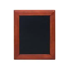 Tableau noir - Vis de fixation incluses - L 30 CM - Acajou - Securit