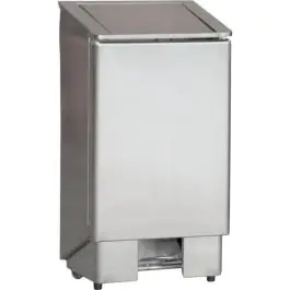 Poubelle pédale - 60 litres - inox - H 80 x L 37 x P 40 CM - Combisteel