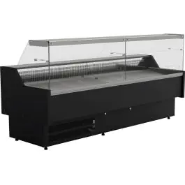 Vitrine réfrigérée Oscar - Modèle vertical - Noir - 230V - H 128 x L 195,9 x P 81,5 CM - Combisteel