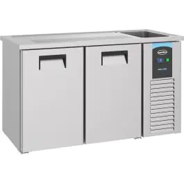 Glacière à bière - 2 portes - 230V - H 95 x L 155 x P 70 CM - Combisteel