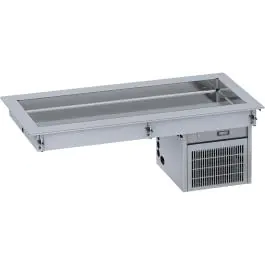 Bac - réfrigéré - Drop-In - 80 MM - 2/1 GN - 230V - H 52,1 x L 79 x P 72 CM - Combisteel