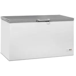 Congélateur - Couvercle en acier inoxydable - 469 litres - Blanc - 230V - H 84 x L 149,2 x P 74,3 CM - Combisteel