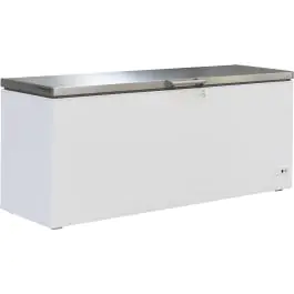 Congélateur - Couvercle en acier inoxydable - 635 litres - Blanc - 230V - H 84 x L 190,4 x P 74,3 CM - Combisteel