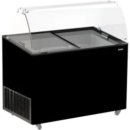 Scoop vitrine à glace Java - 8x 5 Litres - Noir - 230V - H 122.9 x L 118.4 x P 68.4 CM - Combisteel