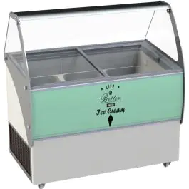 Présentoir à boules de glace Curaçao - 455 Litre - Combisteel - 7472.0105