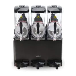Slush machine - 3 x 12 L - 230V - 1080W - Zwart - RVS - Hendi