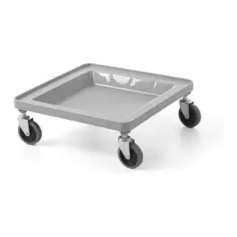 Chariot pour paniers lave-vaisselle - 50 x 50 CM - Polypropylène - Hendi