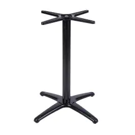 Pied de table - Roma - 4 pieds - Noir - Fonte - G-Line